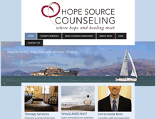 Tablet Screenshot of hopesourcecounseling.org